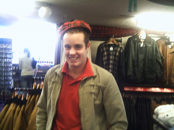Andy Jennings wearing a hat